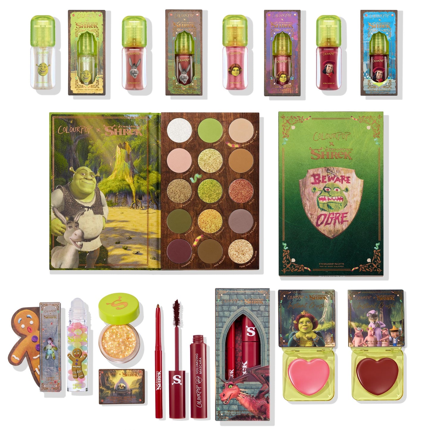 ColourPop X DreamWorks Shrek